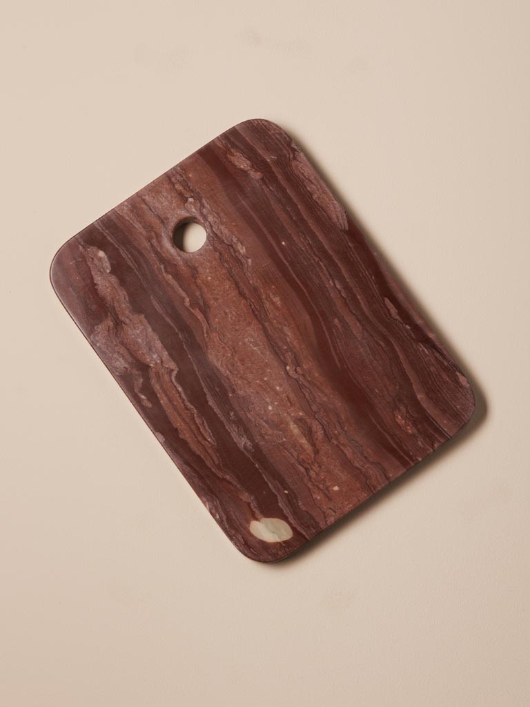 Planche à découper marbre brun Chehoma