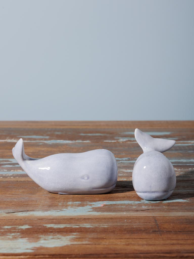 Set de 2 Salière et Poivrière Baleine Chehoma