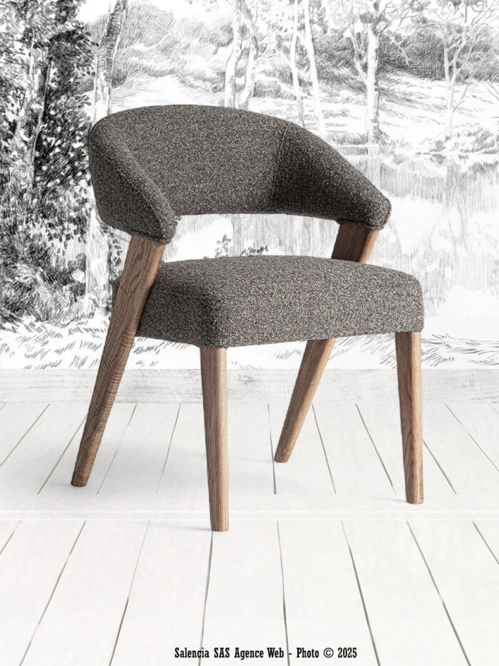 Chaise Veney gris Vical
