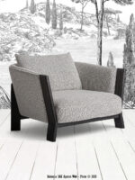 Fauteuil Nara gris Vical