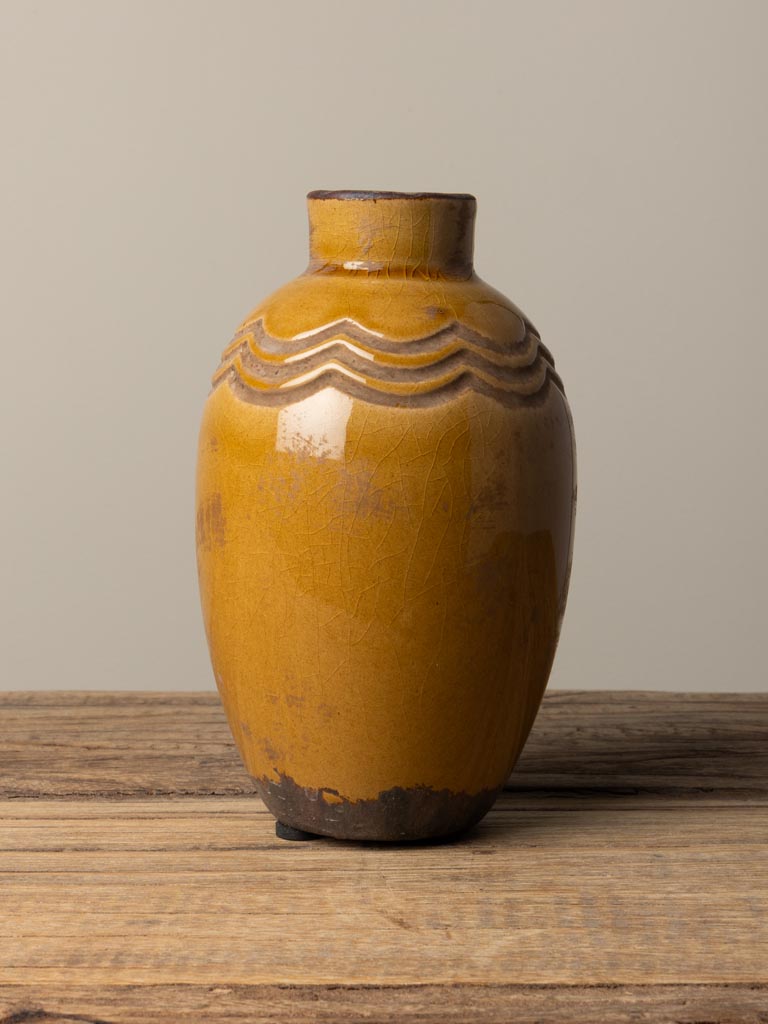 Vase moutarde Grâce Chehoma