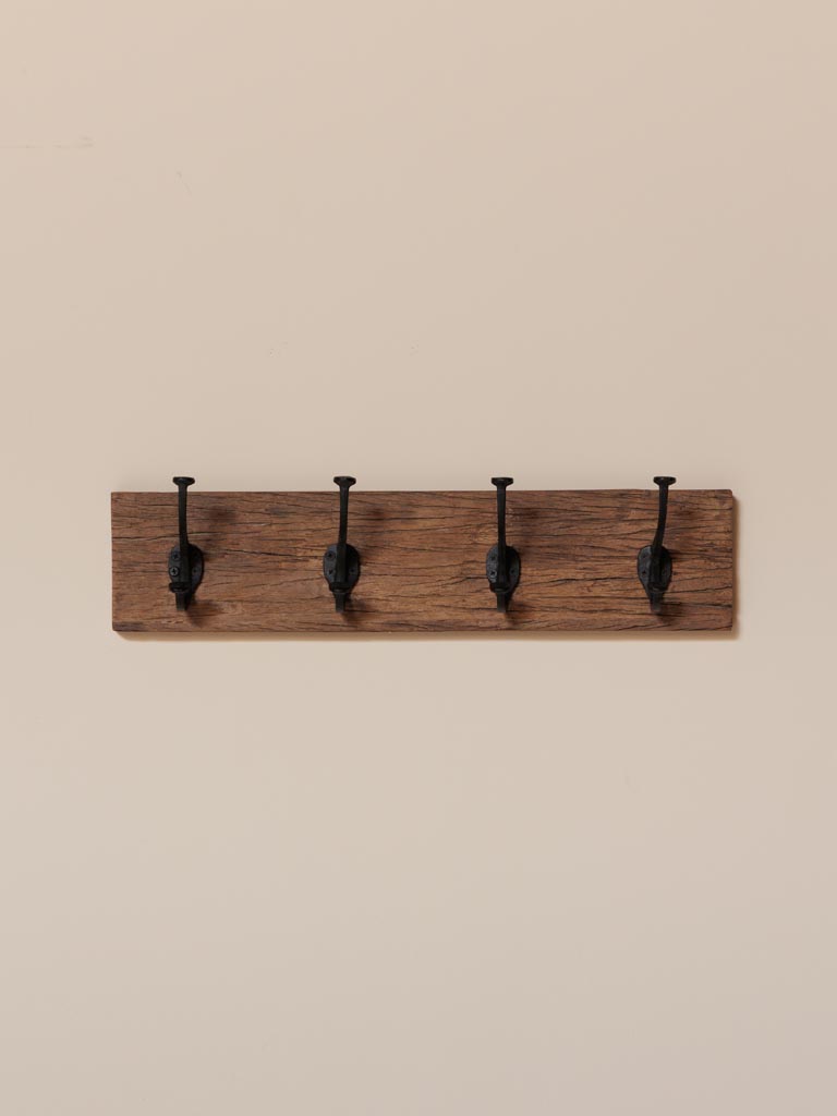 Porte-manteaux 4 crochets écolier Chehoma