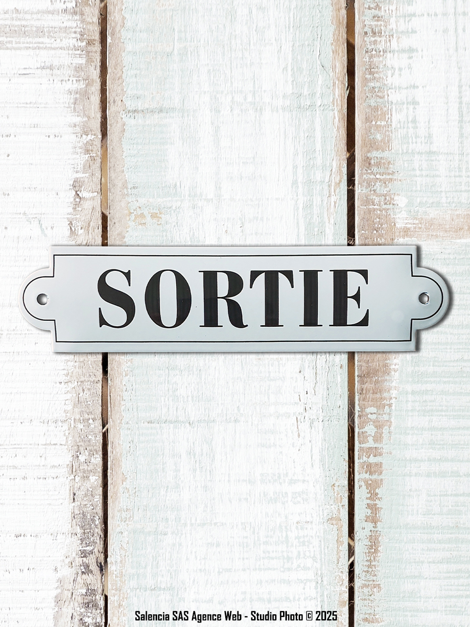 grande-plaque-emaillee-rectangulaire-sortie-email-replica-ST200 Grande plaque émaillée rectangulaire Sortie Email Replica