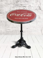 Table bistrot émaillée Coca Cola Email Replica