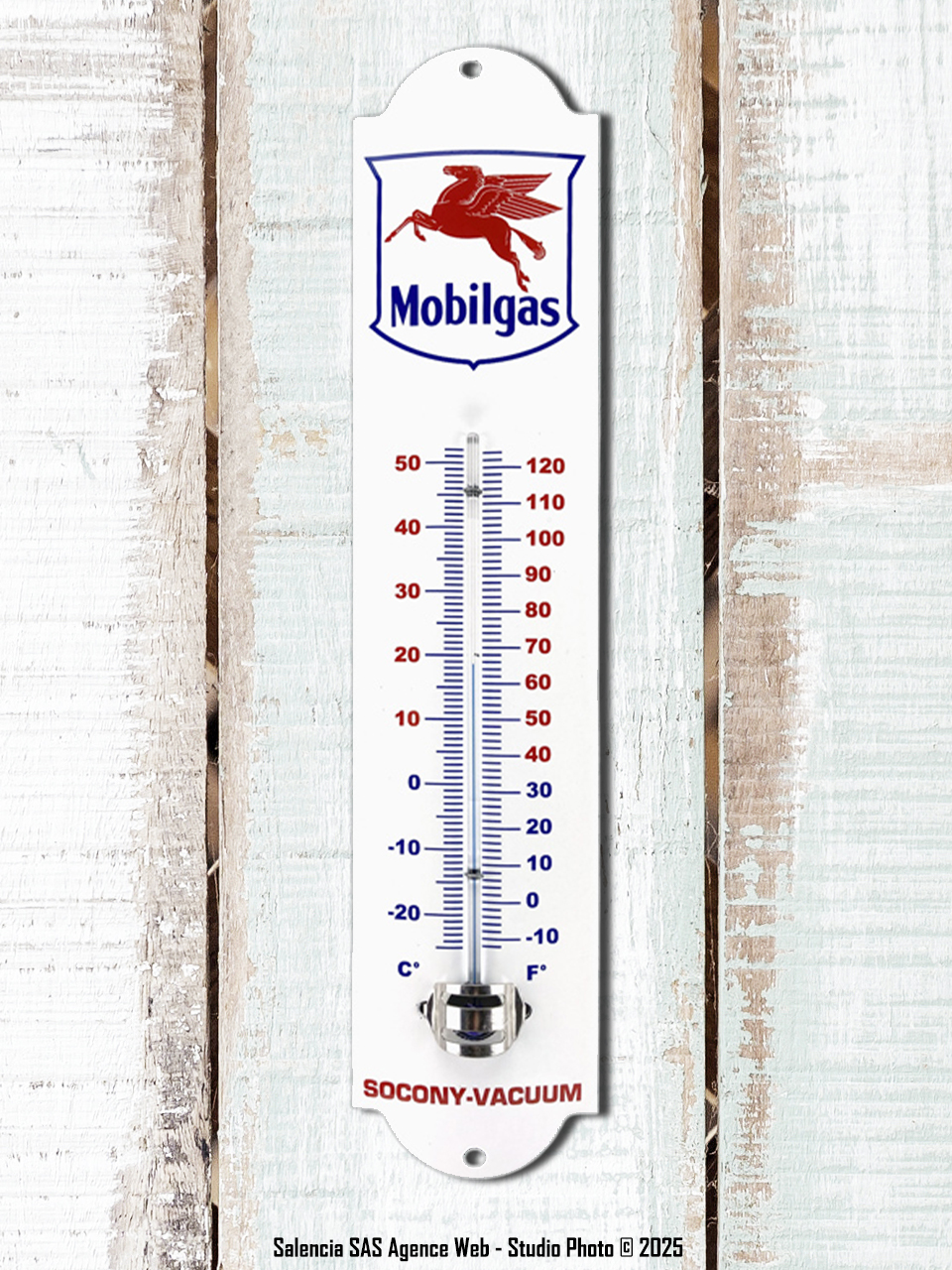 thermometre-emaille-MOBIL-email-replica-THPM Thermomètre mural émaillé Mobilgas Email Replica