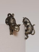 Set de 2 grandes Suspensions décoratives chats