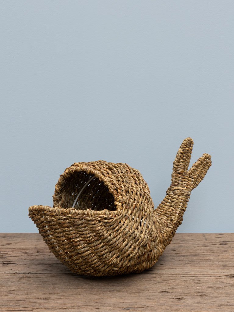 Panier baleine en jonc de mer Chehoma