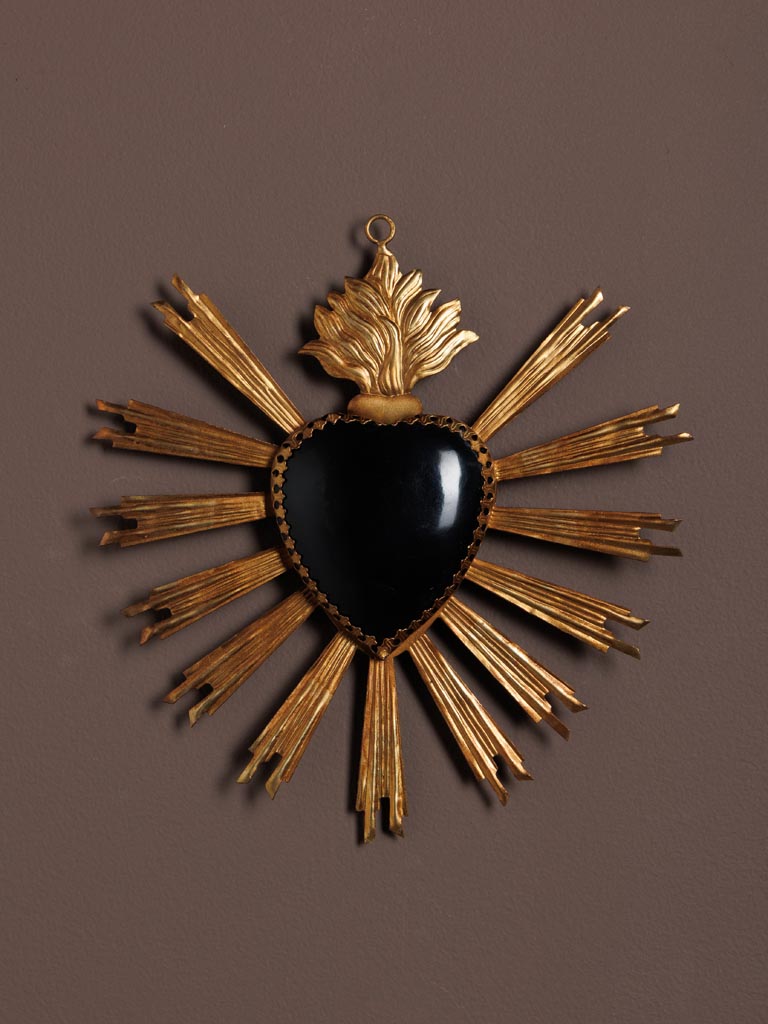 Grand Ex-voto coeur noir Chehoma