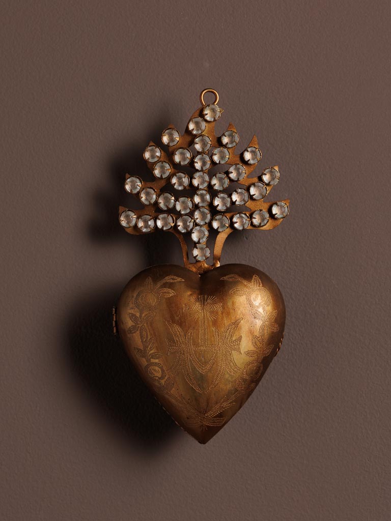 Boîte Ex-voto bijou or et argent Chehoma