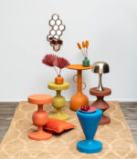 Vase bouteille vert olive – Image 3