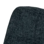 Chaise tissu bleu pieds métal Abstract – Image 7