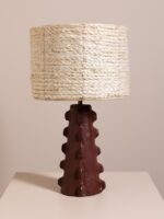 Lampe bordeau abat-jour corde Yucatan