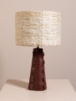 Lampe bordeaux abat-jour corde Yucatan – Image 4