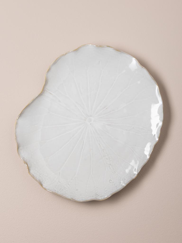 Assiette fleur de corail Chehoma