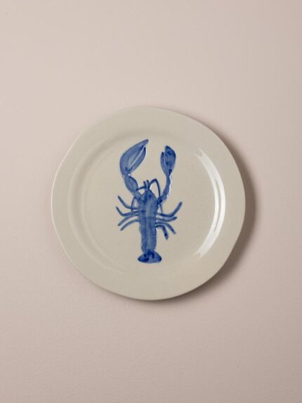 Assiette homard bleu Chehoma
