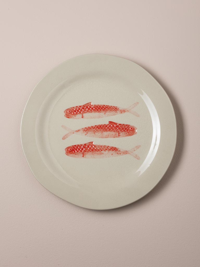 Assiette Sardines rouges Chehoma