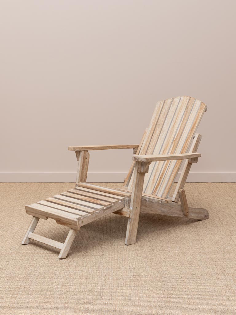 Bain de soleil avec repose-pieds Liora Chehoma