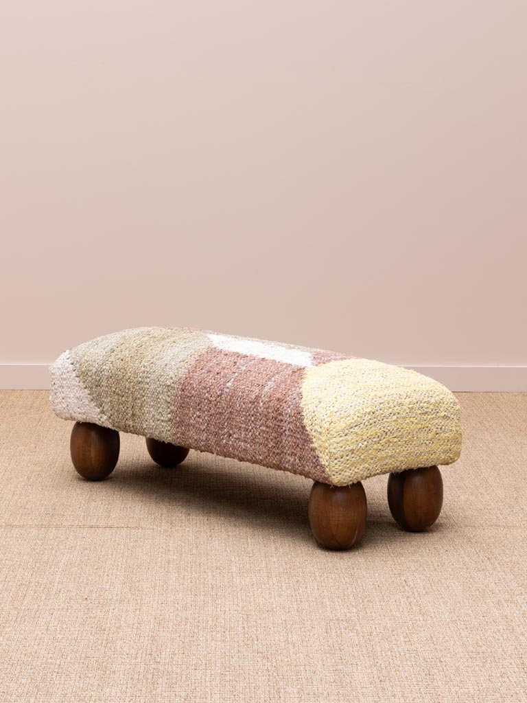 Banquette pieds boules Lavana CHehoma