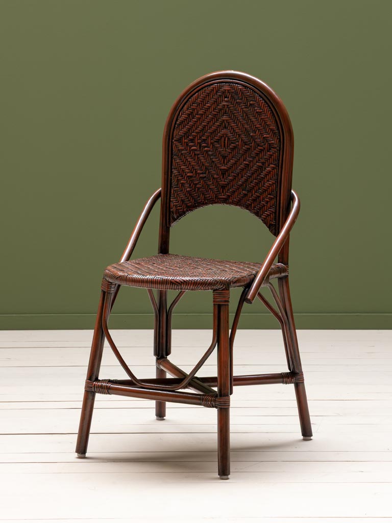 Chaise orange foncé Pigmento Chehoma