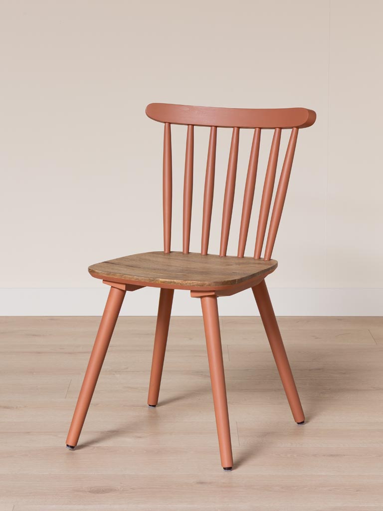 Chaise terracotta Paulin CHehoma