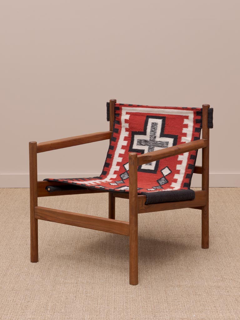 Fauteuil kilim Frontierra Chehoma