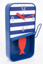 Horloge Boîte De Conserve bleue – Image 3