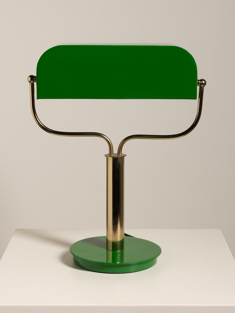 Lampe de bureau verte Library Chehoma