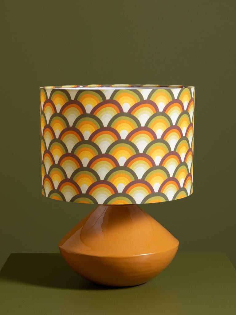 Lampe ocre et arcs Groovy Chehoma