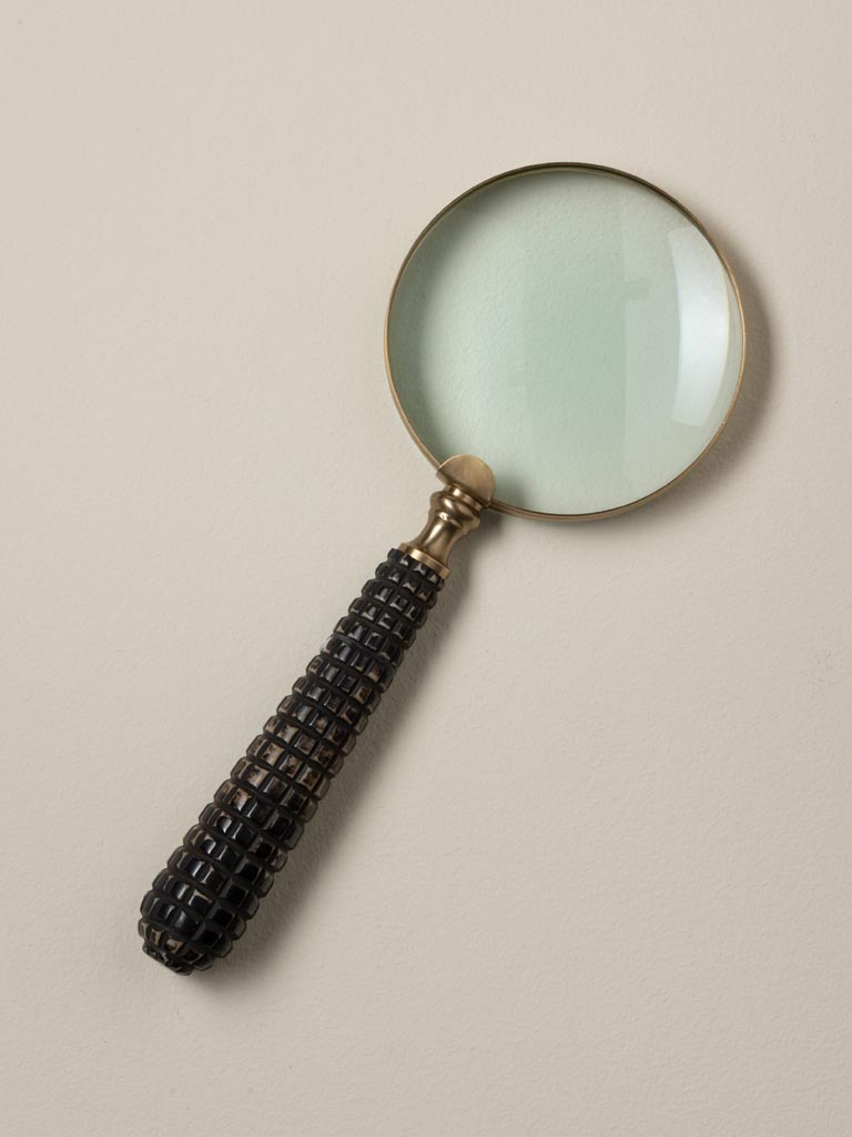 Loupe manche résine ethnique Chehoma