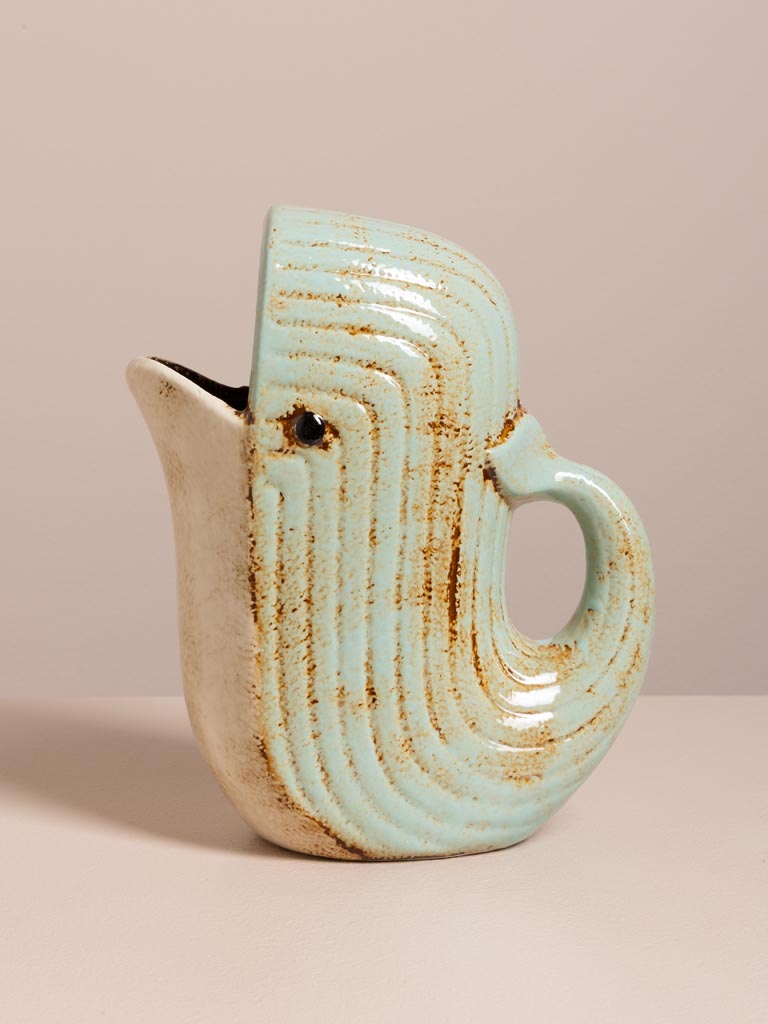 Pichet baleine verte Chehoma