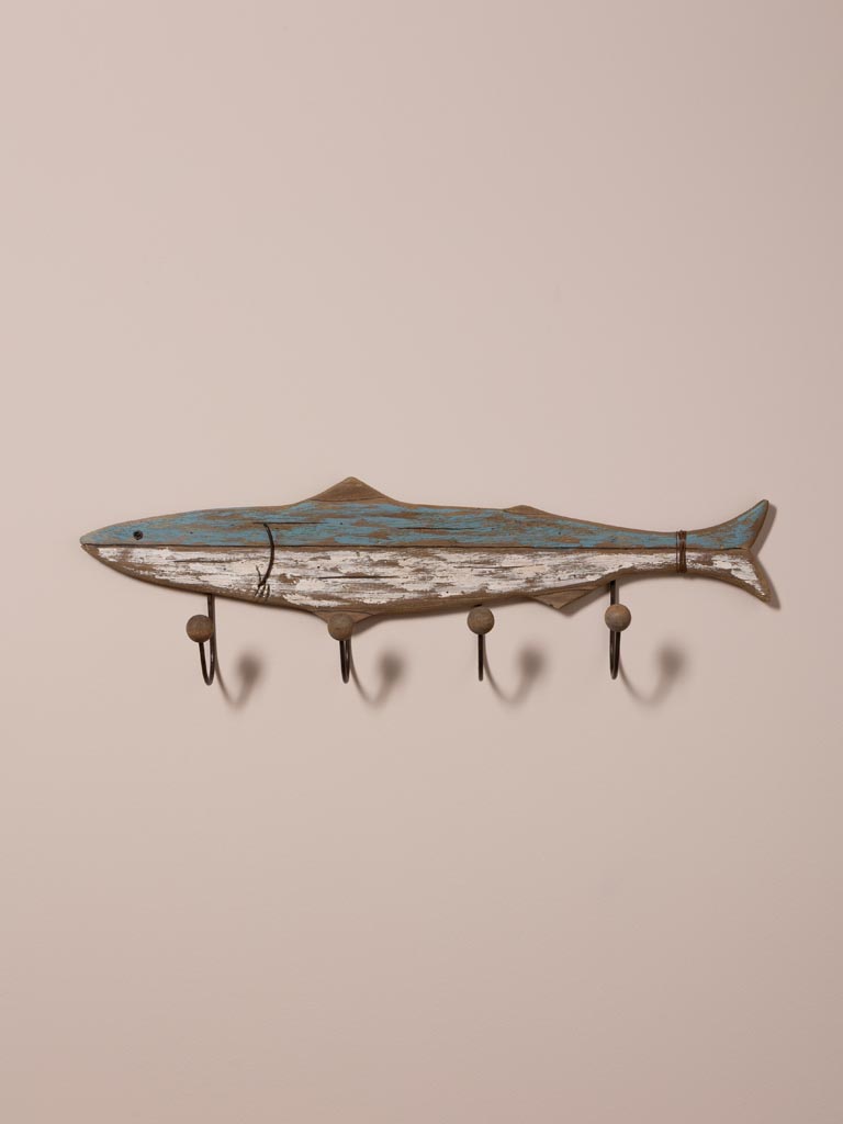 Porte manteau Requin 4 crochets Chehoma