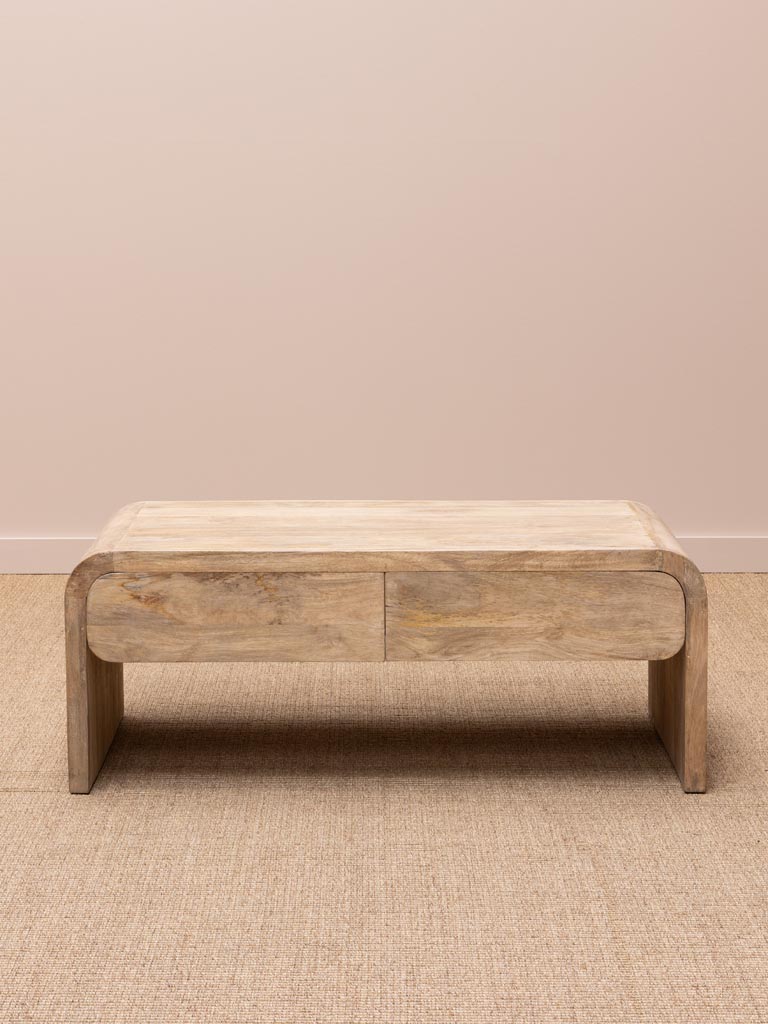 Table basse 2 tiroirs Losail Chehoma