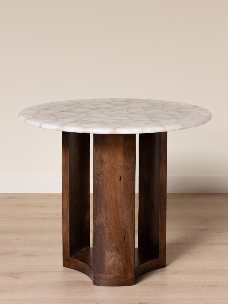 Table ronde Lune de Marbre Chehoma