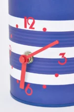 Horloge pot à crayons bleu foncé – Image 3