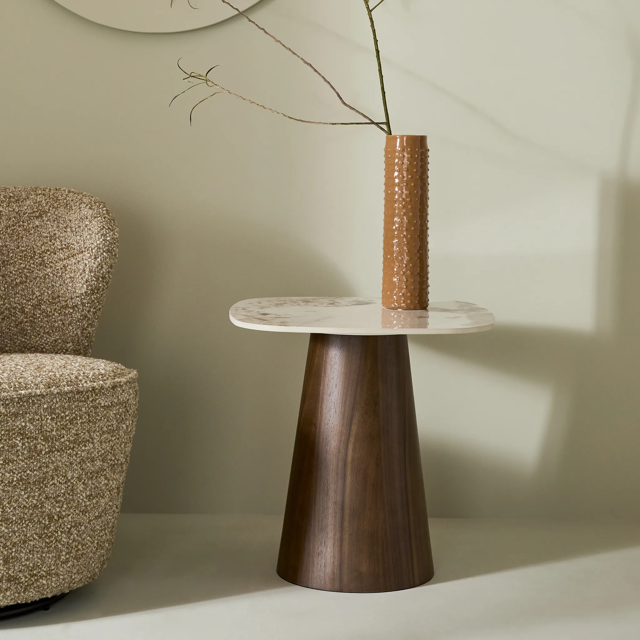 Bout de canapé céramique Alessandra Signature