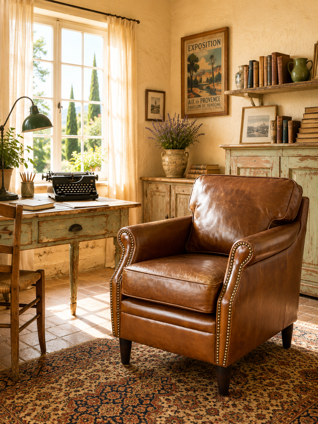 Fauteuil-cuir-Kansas-chocolat Fauteuil cuir Kansas chocolat Signature