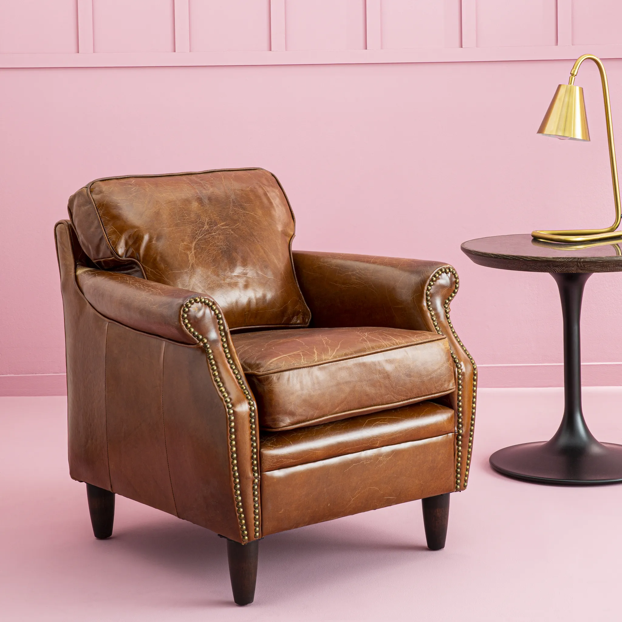 Fauteuil Kansas chocolat Signature