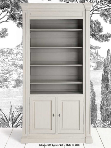 Bibliothèque Rivoli 2 portes Signature