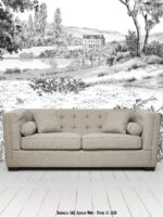 Canapé 3 places tramé lin Roma Signature