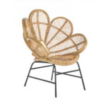Fauteuil rotin Fleur – Image 6