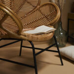 Fauteuil rotin Fleur – Image 3