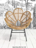 Fauteuil rotin Fleur Signature