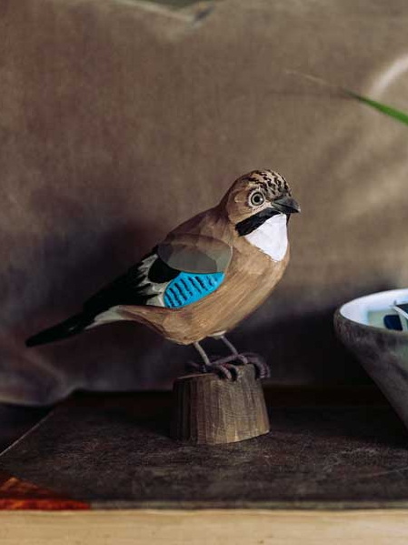 Figurine bois Geai des chênes Wildlife Garden