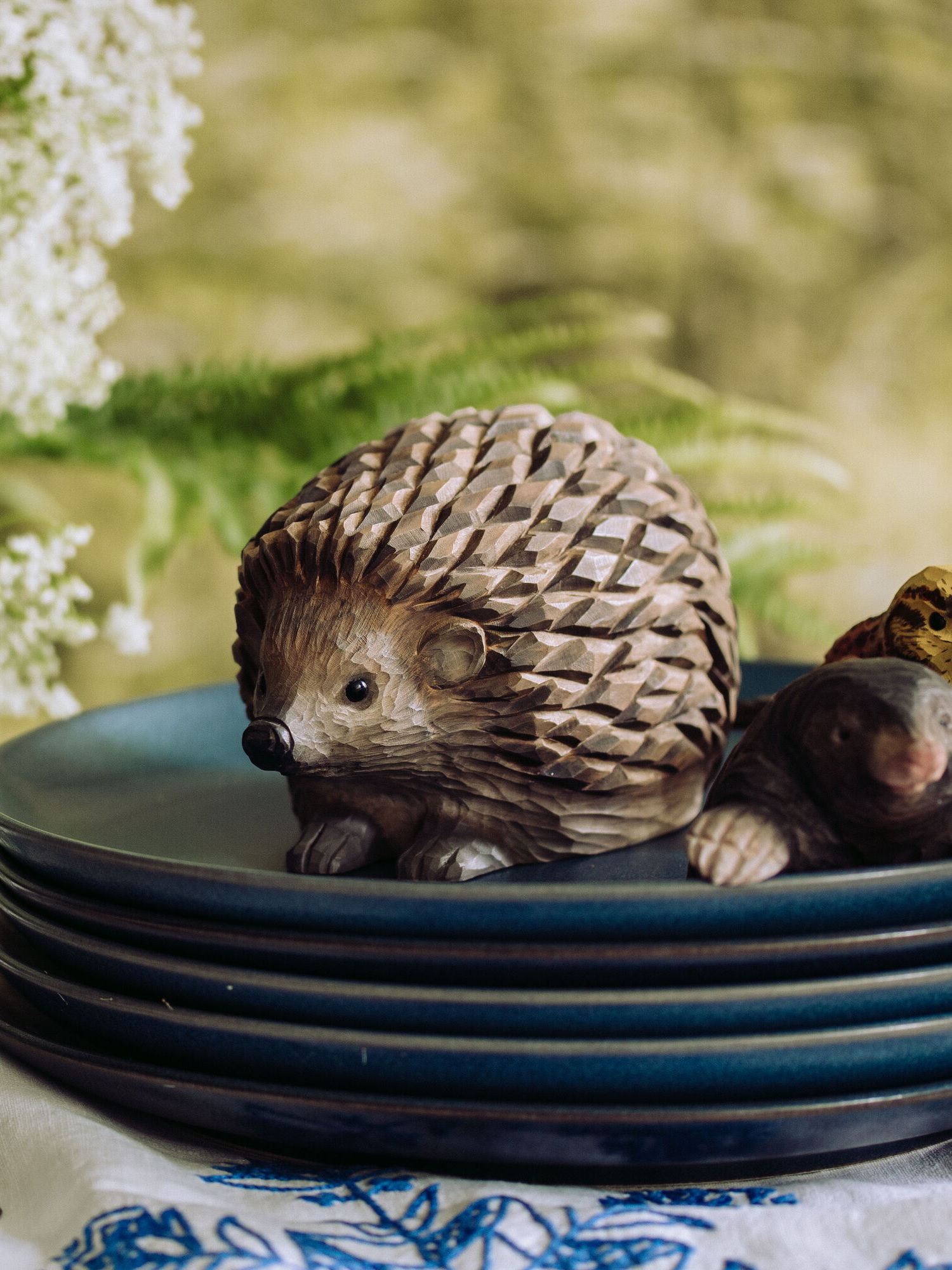 Figurine bois Hérisson Wildlife Garden