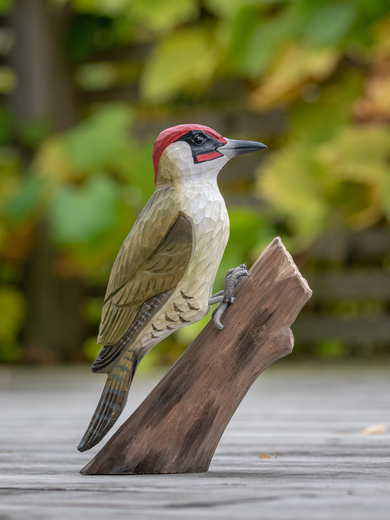 Figurine bois Pic Vert Wildlife Garden