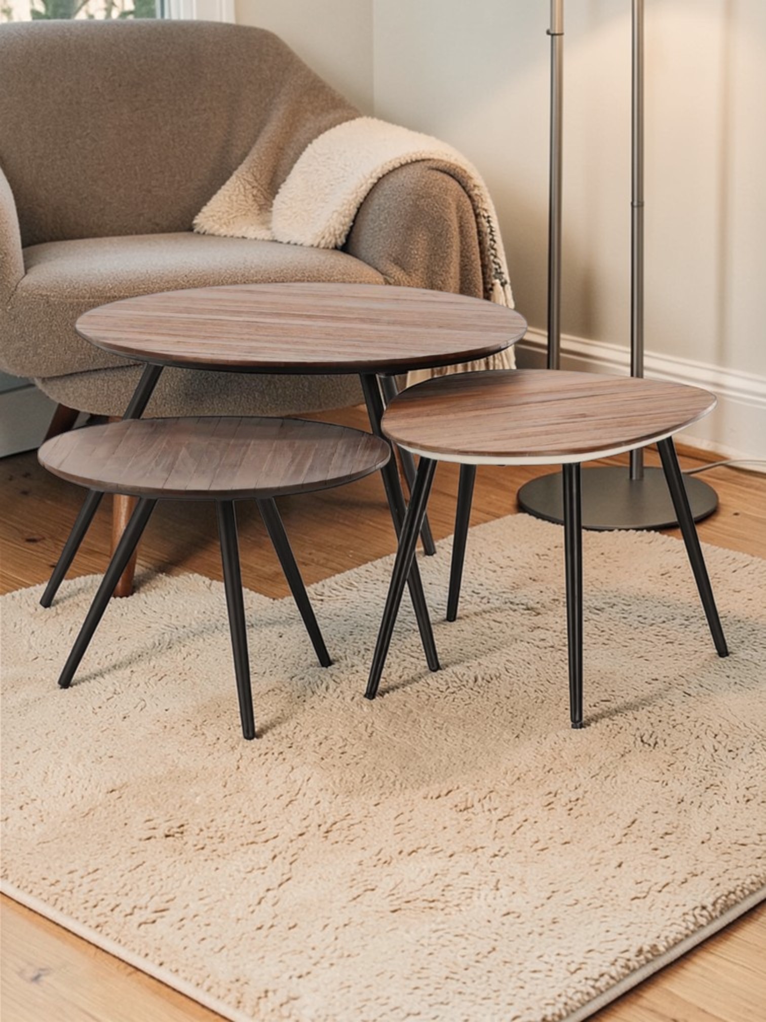 Set de 4 Tables Basses Simone Athezza