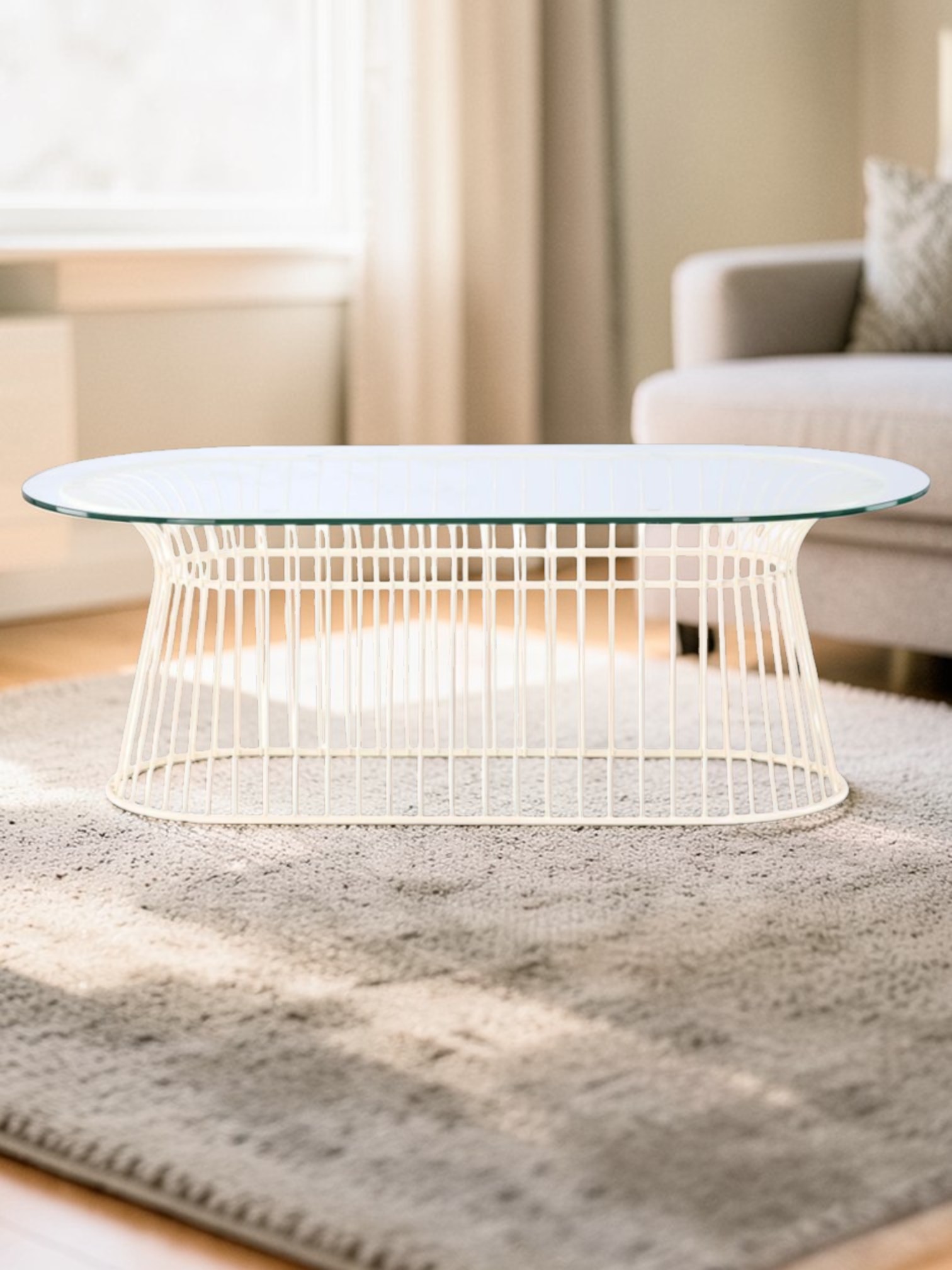 Table Basse Marc Blanc Cassé Athezza