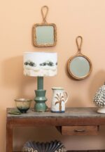 Lampe à poser Laquée verte Paysage – Image 2