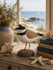 Figurine bois Petit Gravelot Wildlife Garden