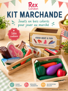 Kit marchande légumes et viandes Rex London